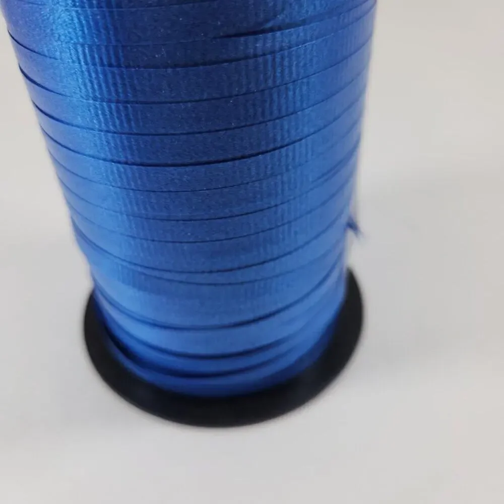 Lot of 5 Curling Ribbon Spools Rolls 3/16 in New Partial Pink Blue Yellow White